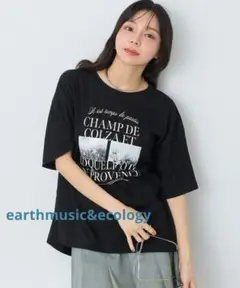 AMERICANHOLIC photoスリットT　Ｆ　ブラック