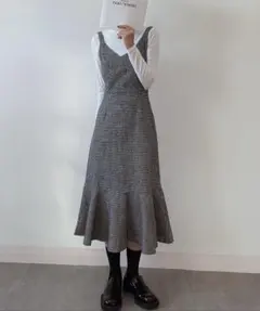 マーメイドキャミワンピース L ブラック MAISON DE THERESE