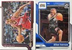 【1633】76ers Allen Iverson 2枚セット