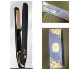 新品未開封★絹女 KINUJO シルクプレート ストレートヘアアイロン 黒