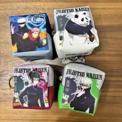呪術廻戦 キャラクター ポーチ 4個セット