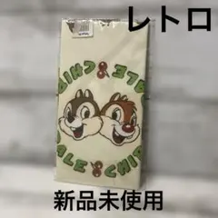 【新品】ディズニーランド　チップ&デール　ハンカチ　レトロ