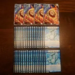 デュエマ オハナッス36枚 dの隕石デンジャラスコメット4枚 計40枚 デッキ