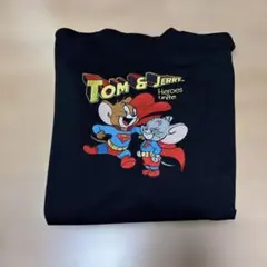 お値下げ 新品 トムとジェリー スーパーマン トレーナー Lサイズ メンズ