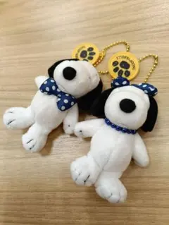 USJ★スヌーピー♪ペアぬいぐるみ キーチェーン付き