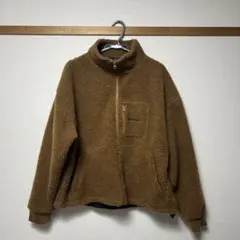 MONO-MART ブラウン フリースジャケット