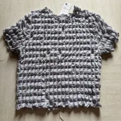 【新品】GU グレー 半袖トップス XL