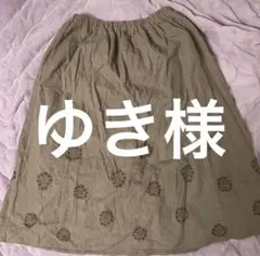 ゆき様　サマンサモスモス 花柄刺繍スカート