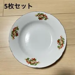 未使用　花柄　皿　お皿　かわいい　来客　取り皿