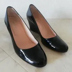 FABIO RUSCONI ファビオルスコーニ 本革エナメルパンプス 37