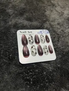 ネイルチップ ヒョウ柄