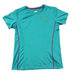 NIKE ナイキ ᖴITDRY シャツ 半袖 Lサイズ レディース ブルー