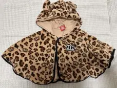 BABYDOLL ヒョウ柄 ベビーポンチョ