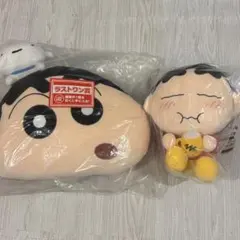 一番くじ クレヨンしんちゃん A賞　ラストワン賞　ぬいぐるみ　クッション