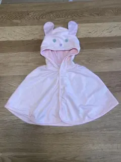pom panette ピンク ベビーポンチョ