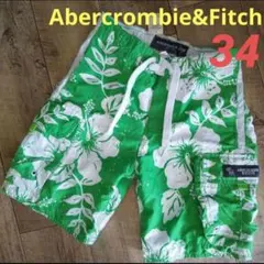 新品【34】Abercrombie&Fitch 水着 海水パンツ スイムパンツ
