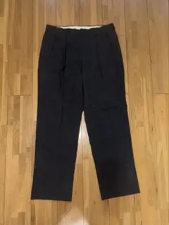 GIVENCHY vintage 3tuck wool slacks ネイビー - メルカリ