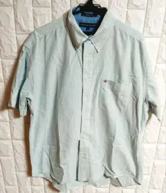 TOMMY HILFIGER（トミー ヒルフィガー）ボタンダウン　シャツ　Ｌ　㊿