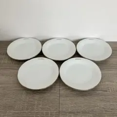 E-2 美品 イヴ・サンローラン プレート 5枚セット 金彩 山加商店