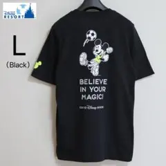 東京ディズニーリゾート×アディダス　スポーツデザインTシャツ　サッカー　L