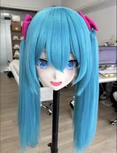 在庫あり】全頭面 初音ミク 着ぐるみ マスク コスプレ コスチューム