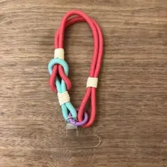 パラコード ハンドストラップ ピンク