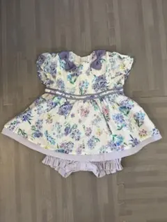 ANNA SUI 花柄ワンピースパンツセット