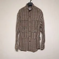 【AiE】 SCD Shirt チェックシャツ 長袖USA製Lサイズメンズのサムネイル