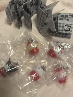 サンリオキャラクターズ いちごめじるしアクセサリー 5種 セミコンプリート