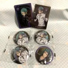 ツイステ ジェイド カプ缶　缶バッジ メタカ セット