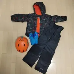 子供用 Columbiaスキーウェア、ヘルメット、手袋のセット
