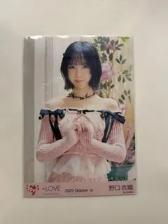 イコラブ 野口衣織 ラブソングに襲われる MV衣装 生写真