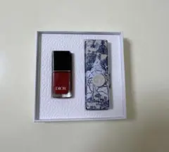 【新品未使用】Diorリップ　ネイルセットスター キーホルダー チャーム 非売品
