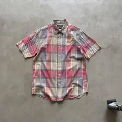 00s インド製 Eddie Bauer チェック柄 半袖シャツ Mのサムネイル