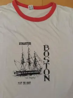 80s ビンテージ Champion チャンピオン トリコタグ リンガーTシャツ