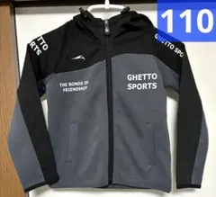 GHETTO SPORTS ジャージ キッズ 110 スポーツウェア 黒