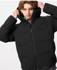 UNIQLO シームレスダウンパーカ　黒　M
