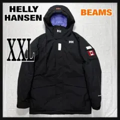 あ 様 ヘリーハンセン BEAMS OCEAN BALDER ダウン黒 XXL.