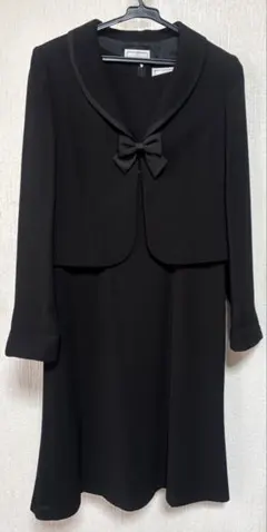 【美品】PERSON'Sブラックフォーマルウェア9号 喪服セットアップ 礼服