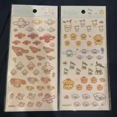 サンリオ　シール　シナモン　ポチャッコ　ポムポムプリン　2枚セット