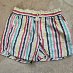 GAP KIDS ハーフパンツ L 多色ストライプ