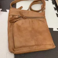 お値下げ☆キャメル色 ショルダーバッグのサムネイル