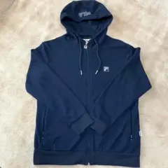 【FILA】ネイビー フルジップパーカー Mサイズのサムネイル