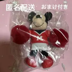 ディズニー　ぬいぐるみチャーム　cheer together ミッキー　赤