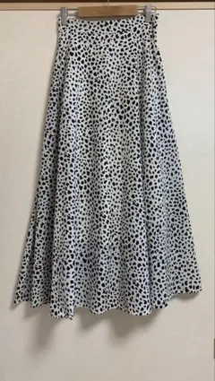 イング　レオパード柄　ロングフレアスカート　Mサイズ