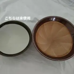 すり鉢　ベージュとブラウン 2個セット 陶器製のサムネイル
