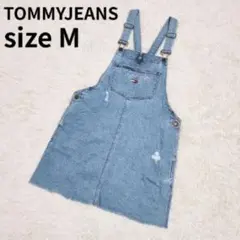 TOMMYJEANS トミージーンズ デニム サロペット М スカート ミニ