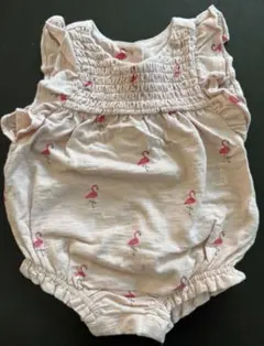 GAPフラミンゴ柄ロンパース 0-3ヶ月用　50センチ