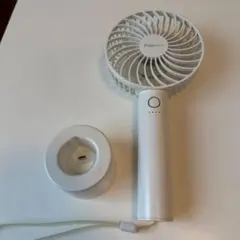 【中古】Francfranc フランフラン ハンディファン 　ホワイト