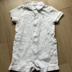 Ralph Lauren ホワイトロンパース 9M